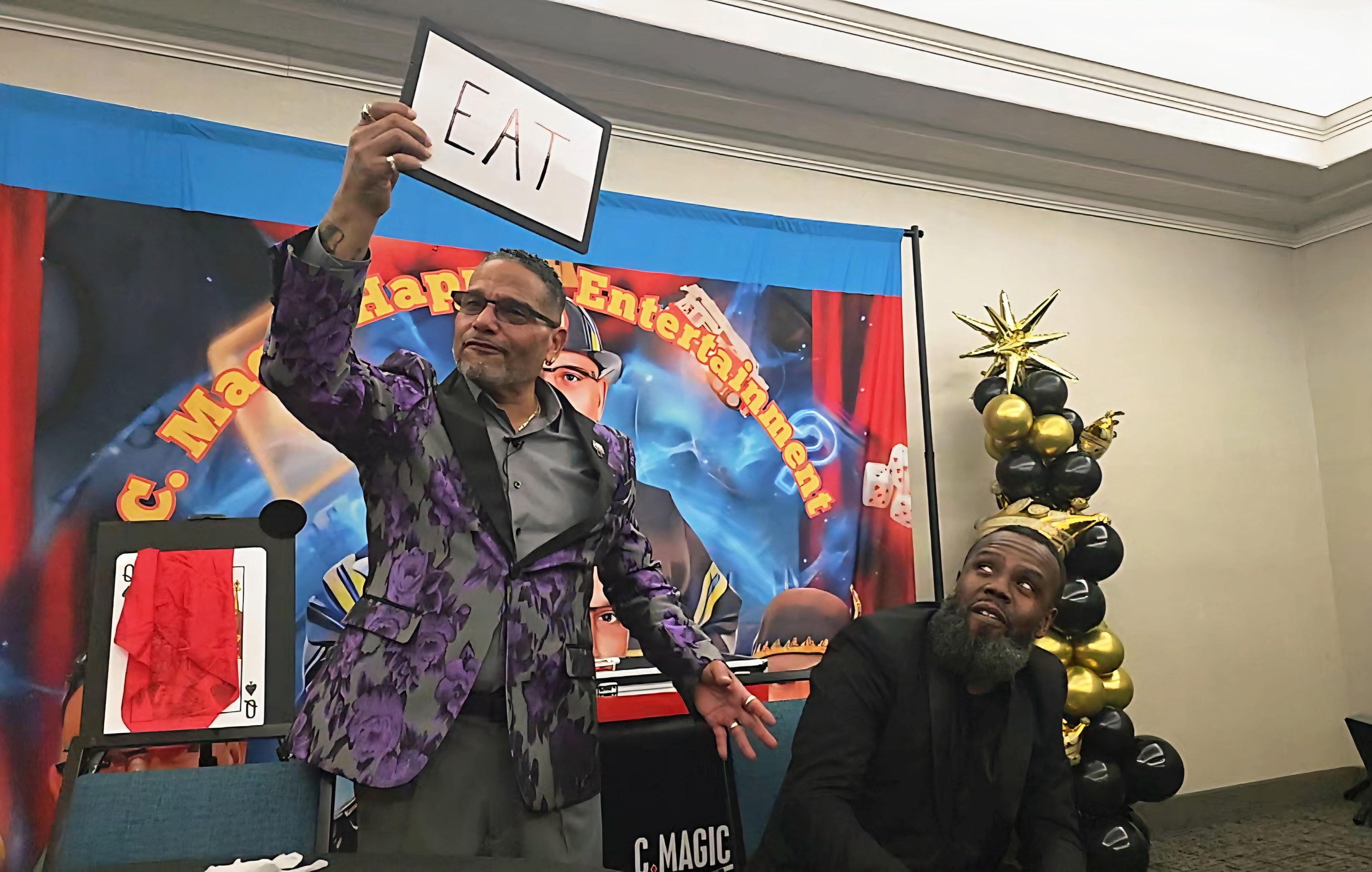 C. Magic entertaining the audience
