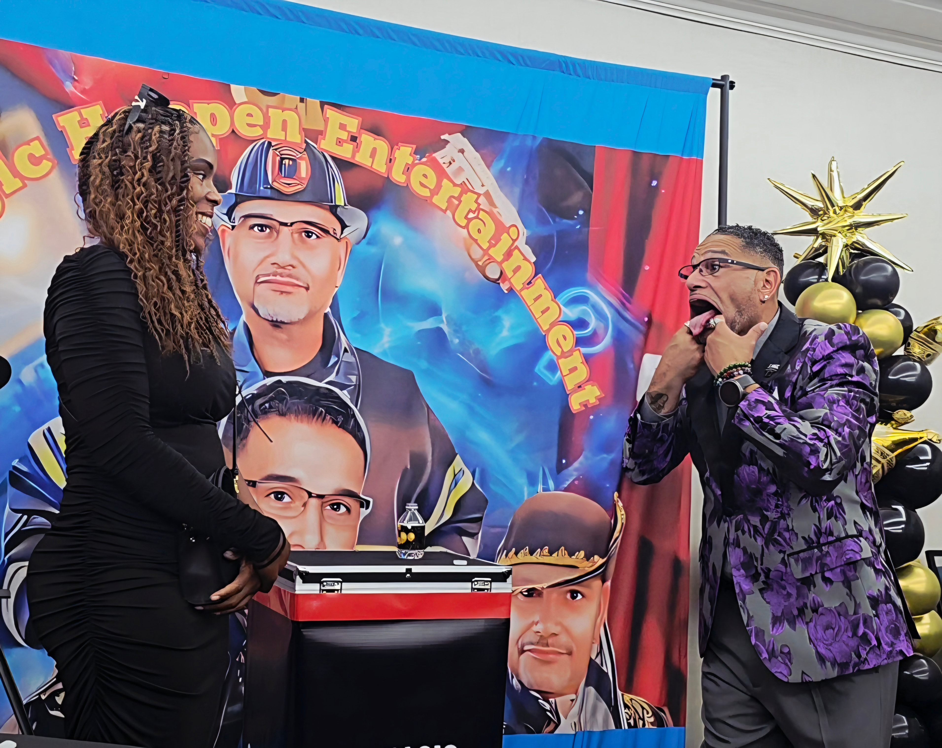 C. Magic performing at the event